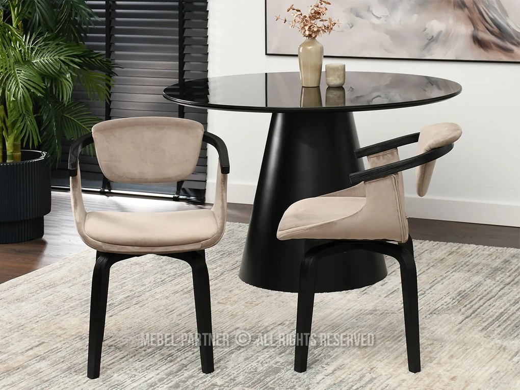 Scaun Max K (bej + negru). 1111149