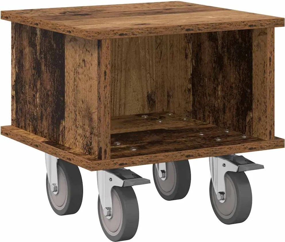 vidaXL Support TV Lemn vechi 37 x 35 x 35 cm Lemn compozit