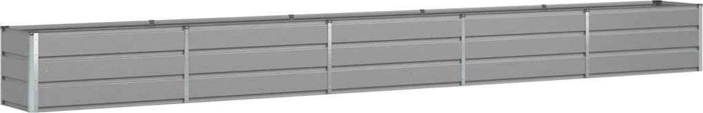 vidaXL Jardinieră Gri deschis 480 x 50 x 45 cm Oțel Galvanizat