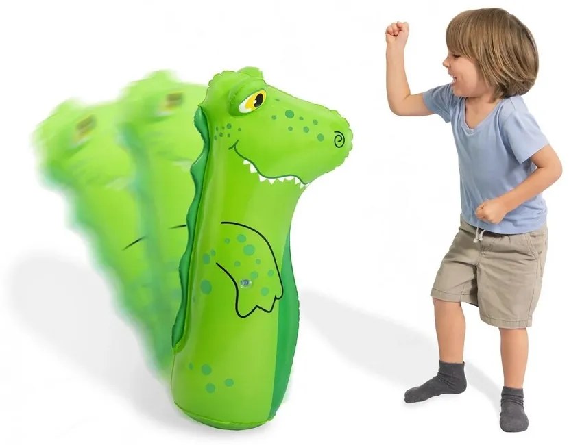 Bestway Sac de box gonflabil Crocodil, 89 cm