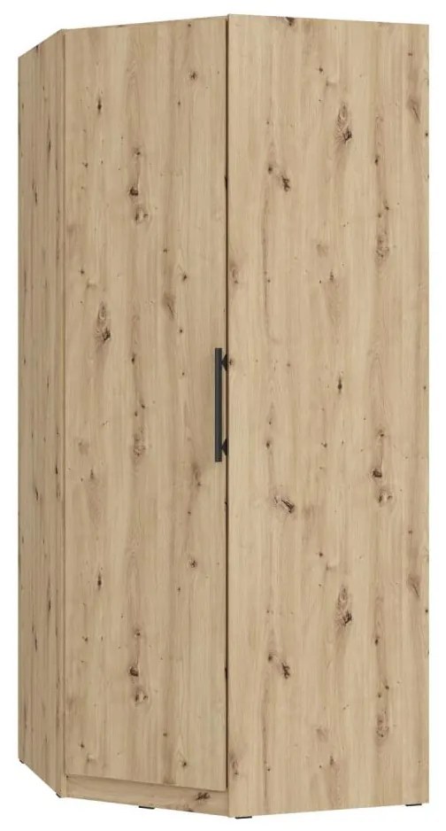 Dulap de colț MARO 94x213 cm, stejar artisan