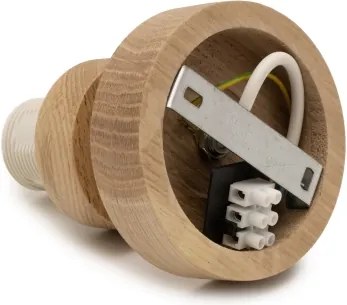 Brilagi - Lustru aplicat PARTY 1xE27/60W/230V, Ø 10 cm, stejar