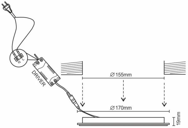 Corp de iluminat LED încastrat dimabil LED/12W/230V 3000-6500K Wi-Fi Tuya