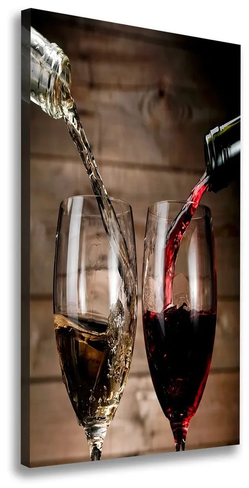 Tablou canvas Vin în pahare