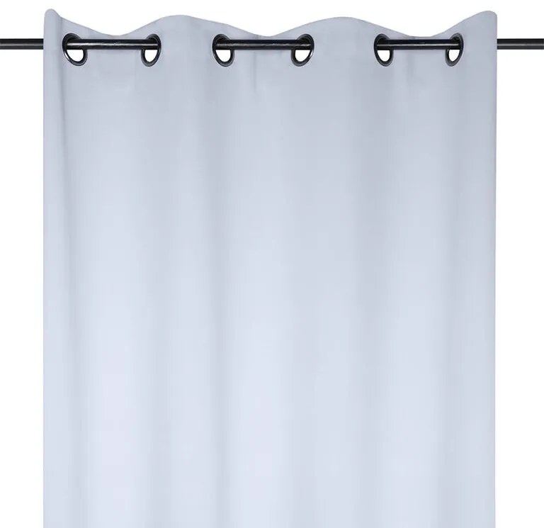 Draperie groasă blackout NOTTE alb-gri 135 x 180 cm set 2 buc