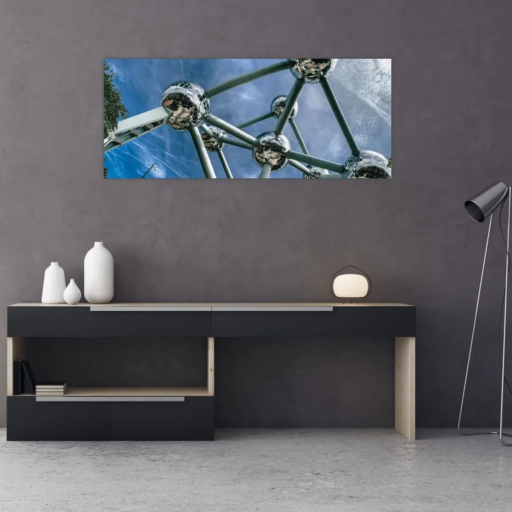 Tablou- atomium la Bruxelles (120x50 cm)