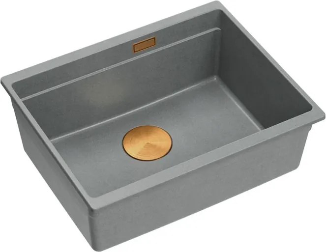 Chiuveta din granit Logan 100 gri metalic