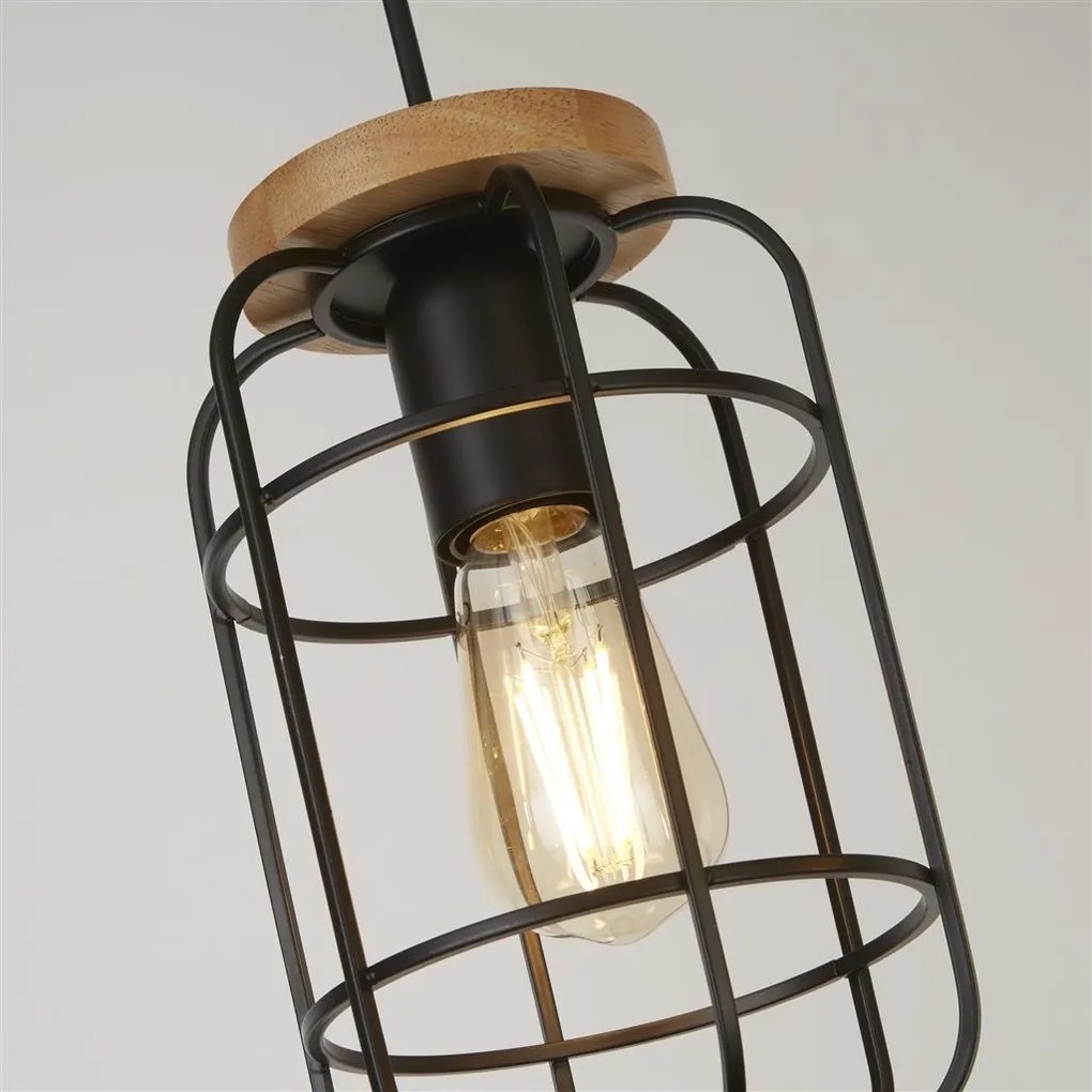 Lustra cu 3 pendule design geometric Vision Cage