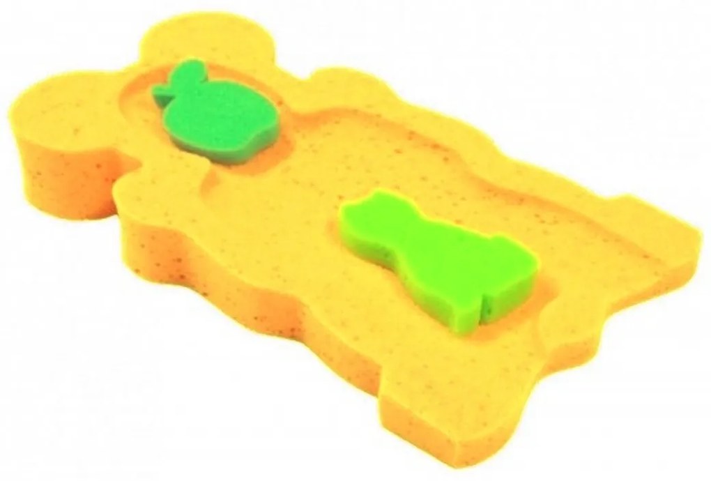 BADO Saltea - ciupercă pentru baie bebelusii MAXI - Galben, bej