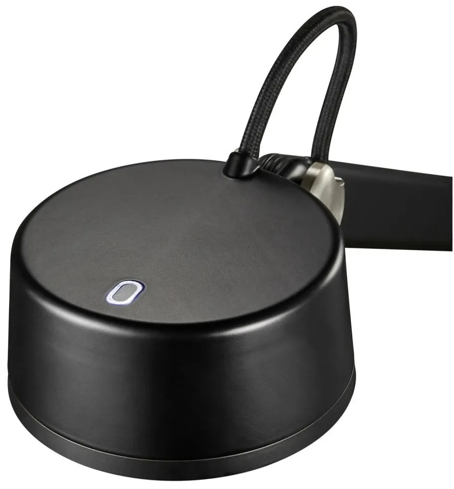 Lampa 3 in 1, lampa de birou sau aplica de perete moderna NOBU negru