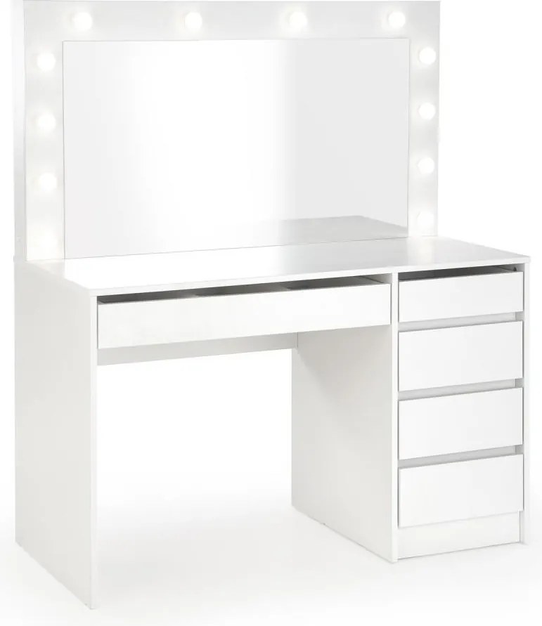 Masă de toaletă AMORIO albă