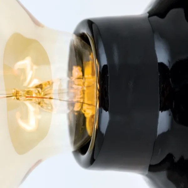 Orion - Plafonieră FROST 1xE27/60W/230V neagră