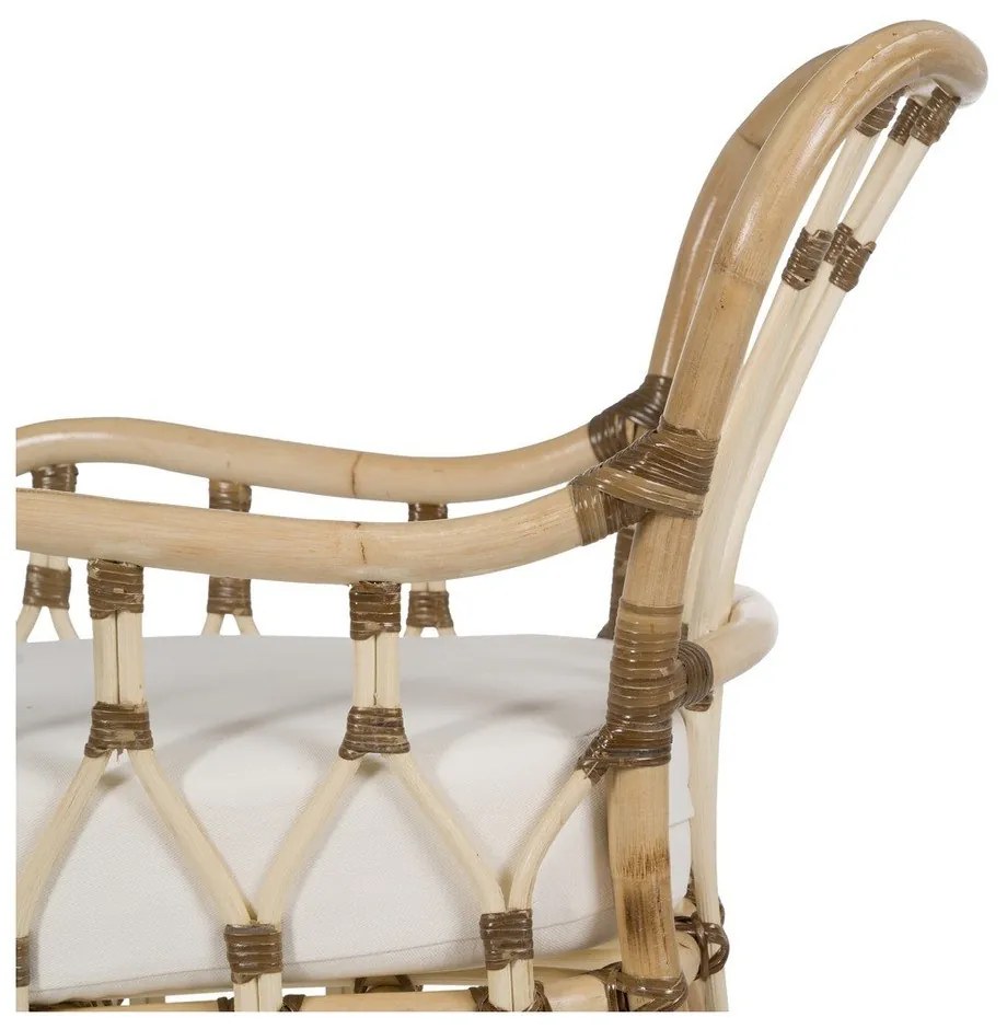 Fotoliu în culoare naturală țesut – Ixia