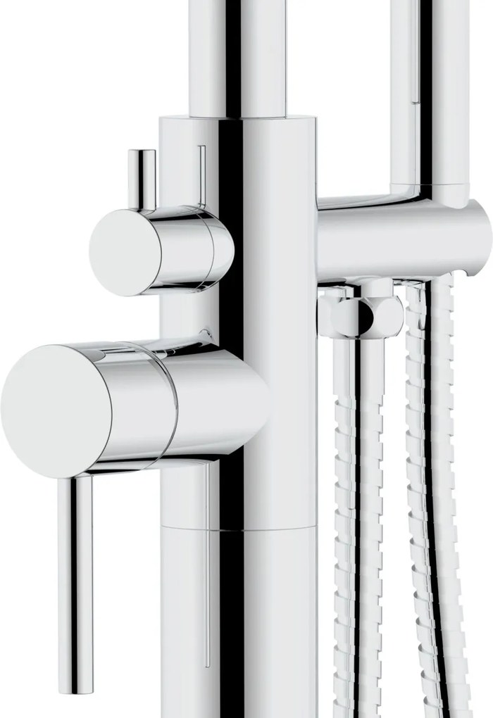 Baterie de podea Rea ARAS Chrome