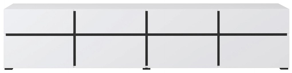 Masă TV Crossroad W40 (negru + alb). 1118159