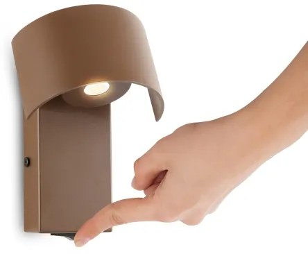 Lampă LED de perete Brilagi VASTO LED/3W/230V maro