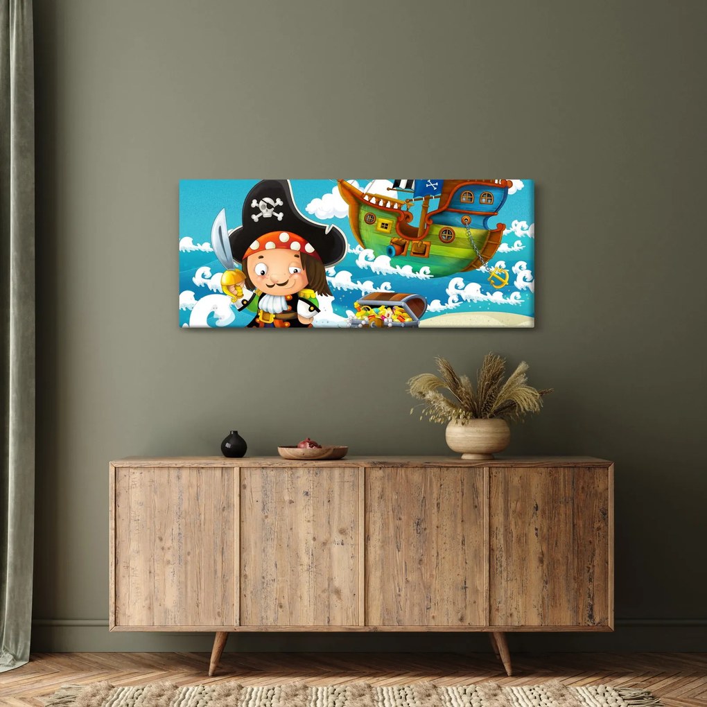 Tablou - Comoara piraților (120x50 cm)