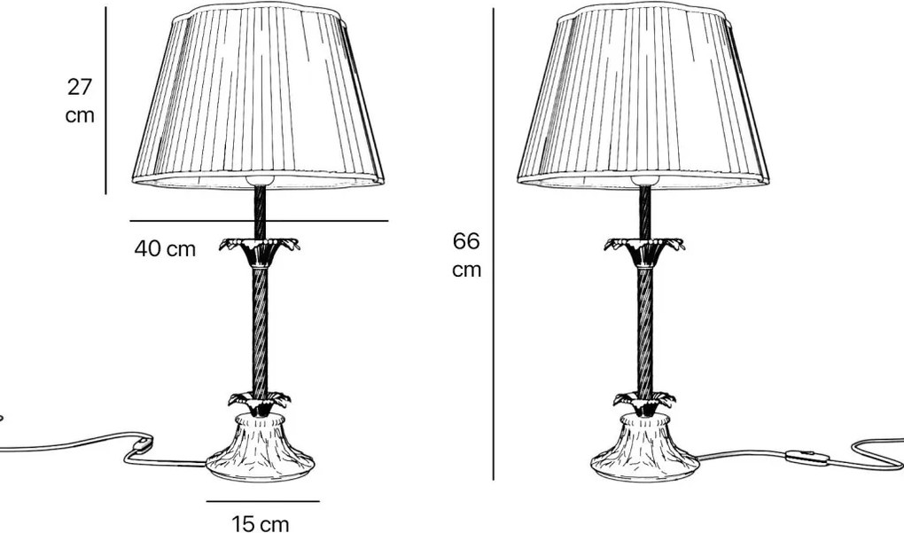 Veioza din alama masiva stilul fastuos Ludovic al XV-lea