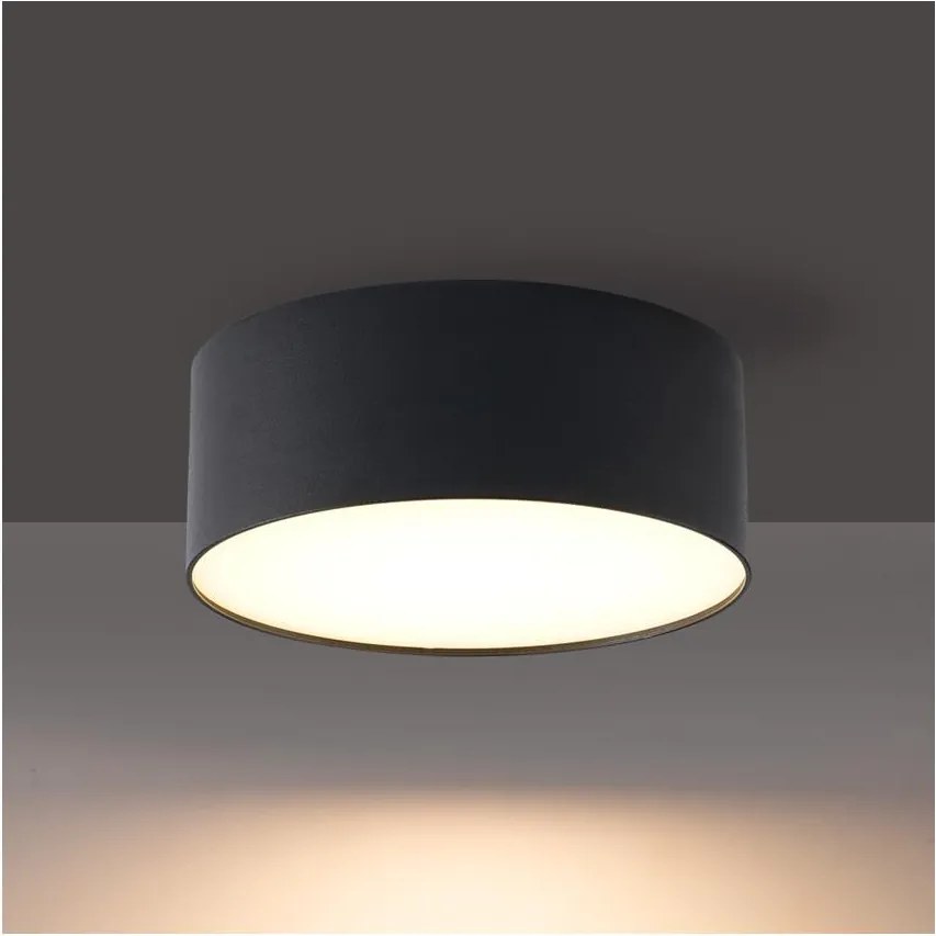 Brilagi - Plafonieră LED FORIS pentru baie, 14W/230V, Ø 12 cm, negru, IP44