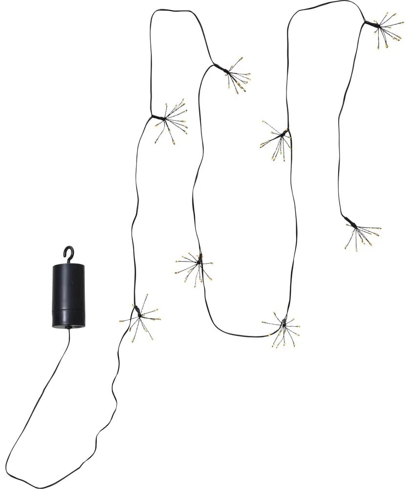 Șirag luminos pentru exterior cu LED Star Trading Flower, lungime 2,1 m