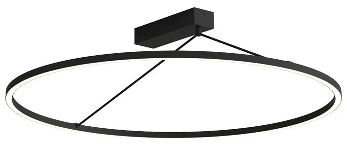 Plafoniera LED, Design Circular, 51W 3000K BLACK ZB-2563