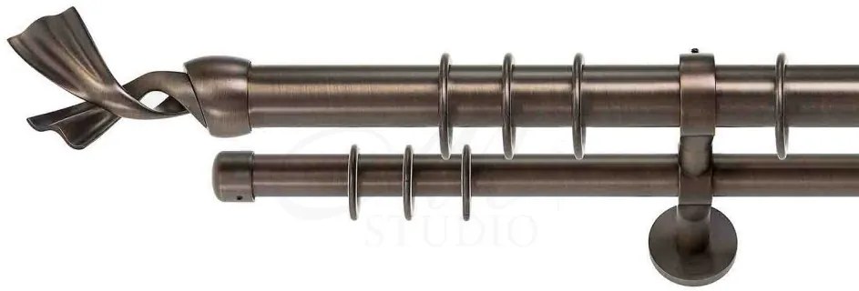 Galerie dubla - ROMA - 35/25 - BRONZ (Alege marime: 240 cm)