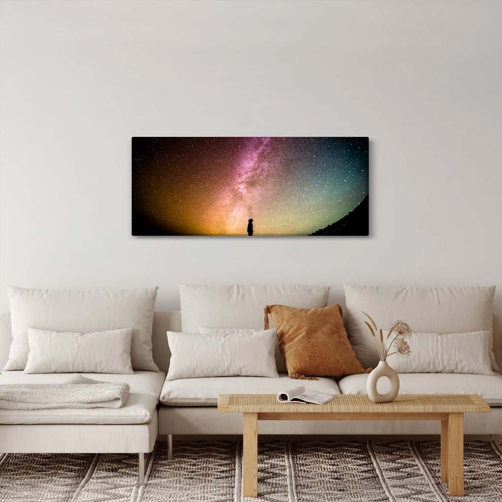 Tablou - cerul plin de stele (120x50 cm)