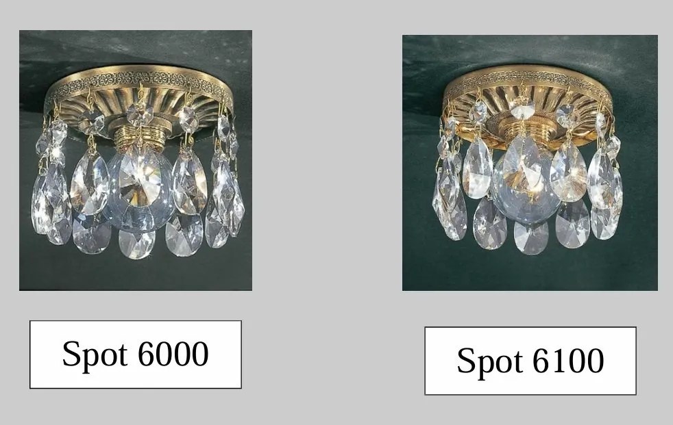 Spot incastrabil, Alama, French Gold, Cristale, SPOT 6100