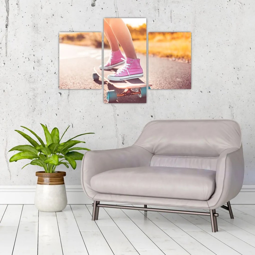 Tablou cu scateboard (90x60 cm)
