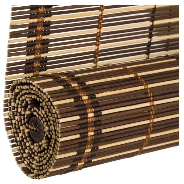 Jaluzele din bambus maro închis 160x180 cm Natural Life - Casa Selección