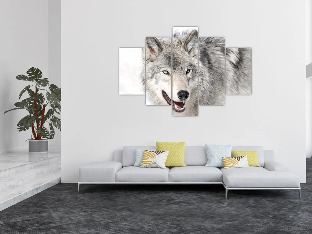 Tablou - Lupul în natură (150x105 cm)