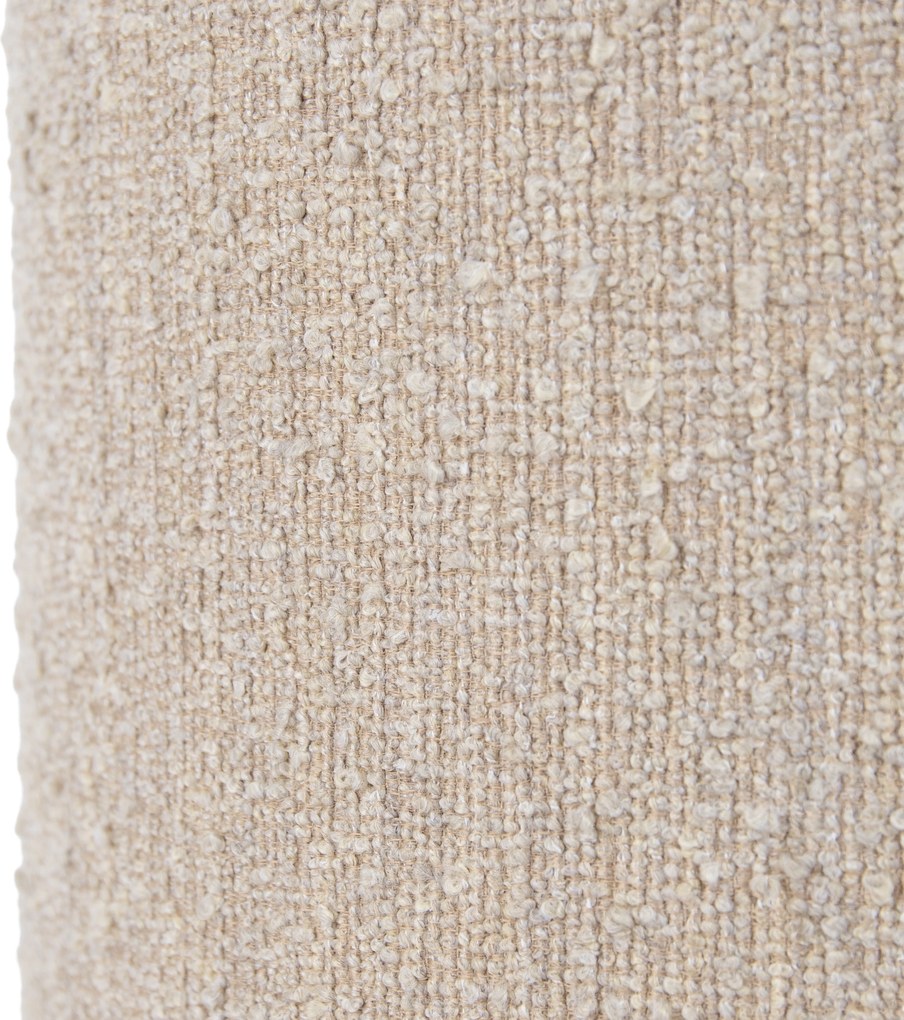 Abajur textil bej cu țesătură buclată 40/40 cm