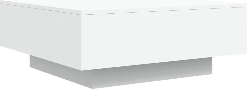 vidaXL Măsuță de cafea, alb, 80x80x31 cm, PAL