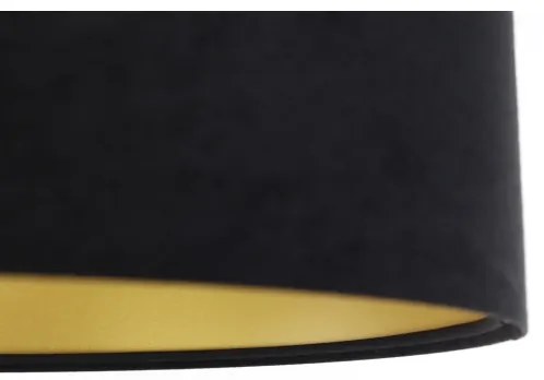 Lustră pe cablu SWING 1xE27/60W/230V negru/gri/auriu