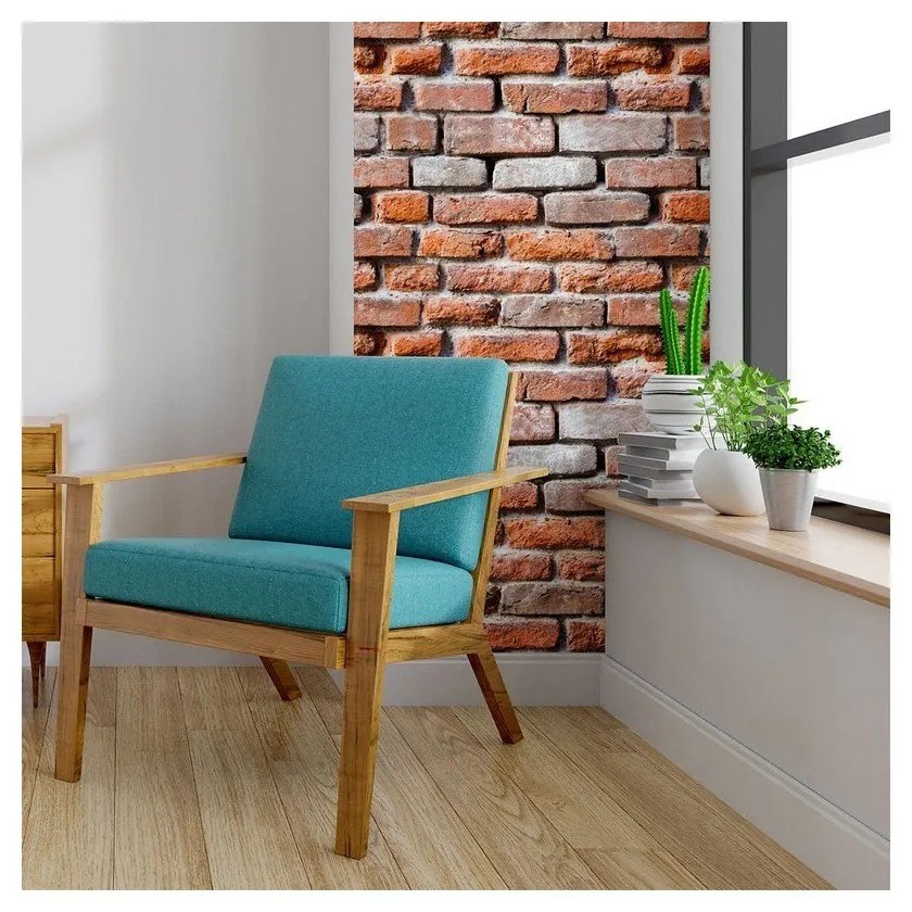 Autocolant perete Ambiance Woodstock, 60 x 60 cm