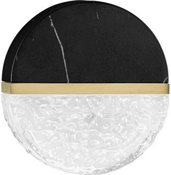Aplica LED decorativa pentru baie IP44 LED 3000K DORIN negru