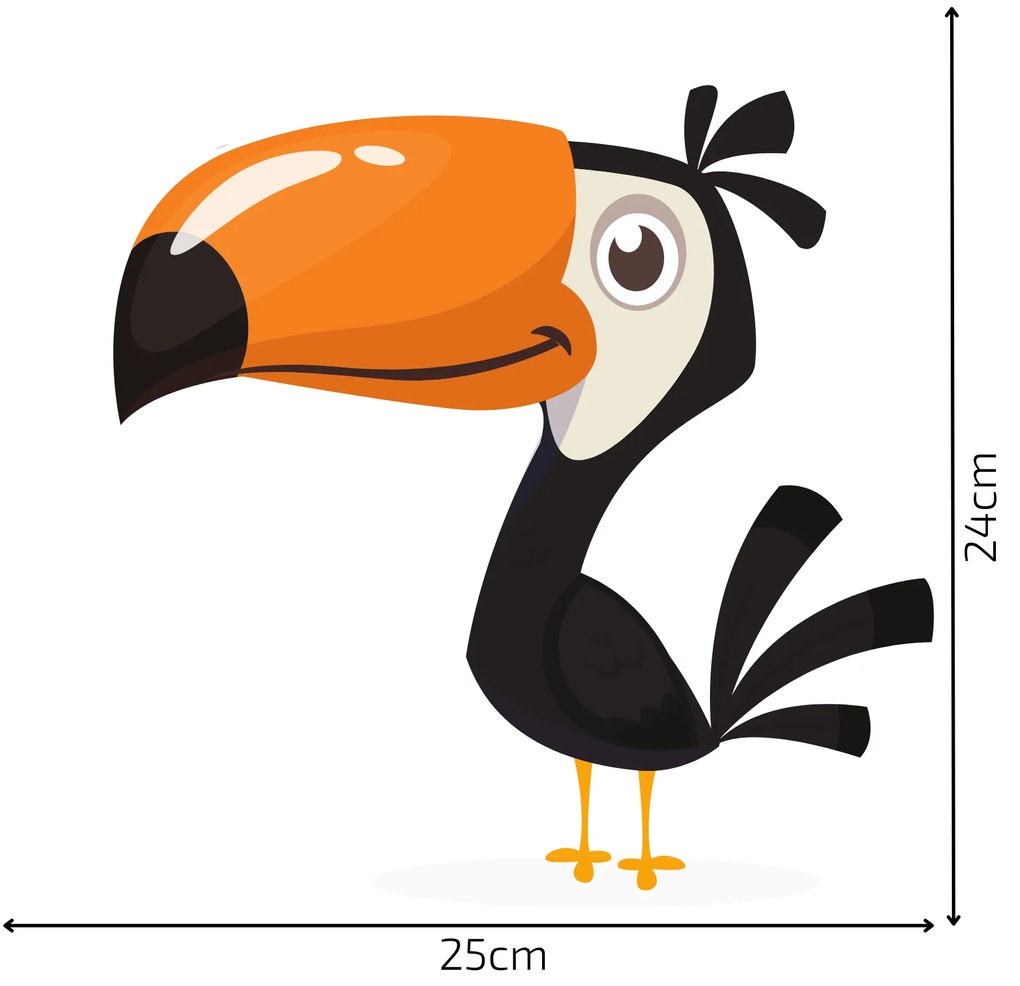 PIPPER. Autocolante pentru mobilier „Animale din desene animate”