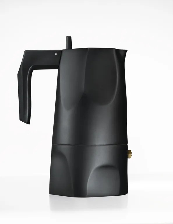 Aparat pentru espresso Ossidiana, negru, diam. 12 cm - Alessi