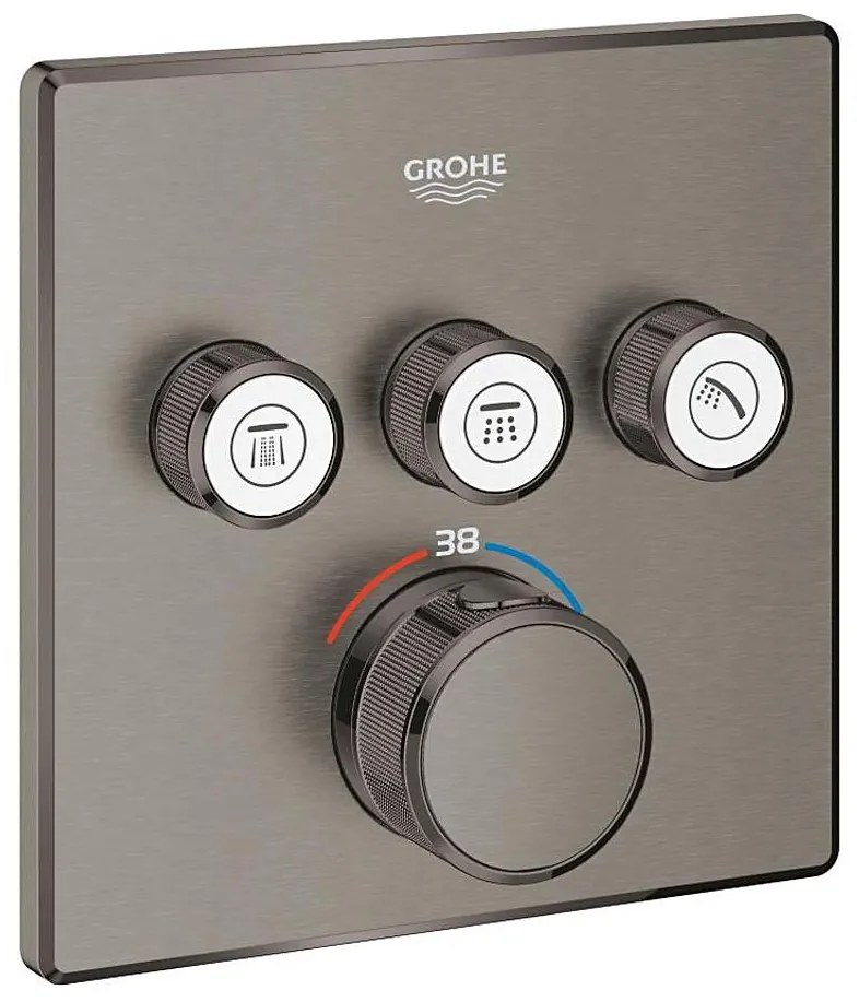 GROHE 29126AL0 - Termostat GROHTHERM SmartControl, 158 × 158 mm, grafit