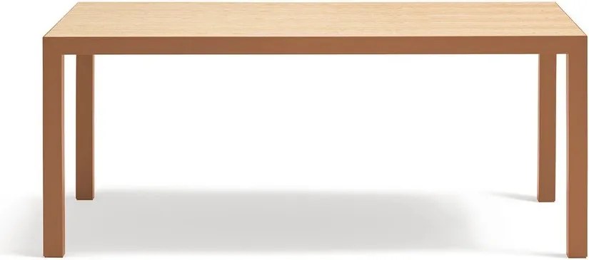 Masă de dining cu blat din lemn de stejar 75x180 cm Alma – Teulat