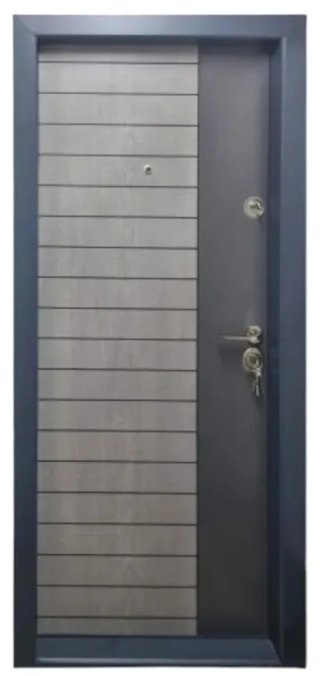 Usa metalica de apartament cu izolatie si vizor Novo Doors First Class NDS03, Deschidere Stanga Dreapta, Dimensiune 200X88 cm, Tabla 12 mm, Kit