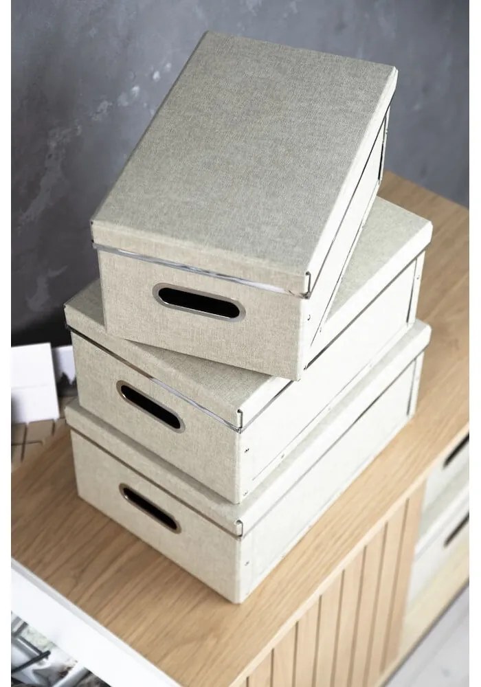 Cutii de depozitare 5 buc. cu capac Joachim – Bigso Box of Sweden
