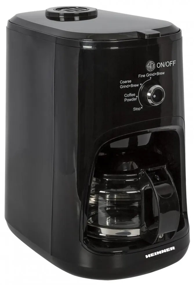 Cafetiera cu rasnita heinner hcm-900rbk, putere: 900w, capacitate:
