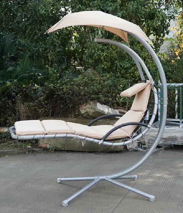 Leagăn de grădină exclusiv cu umbrelă de soare