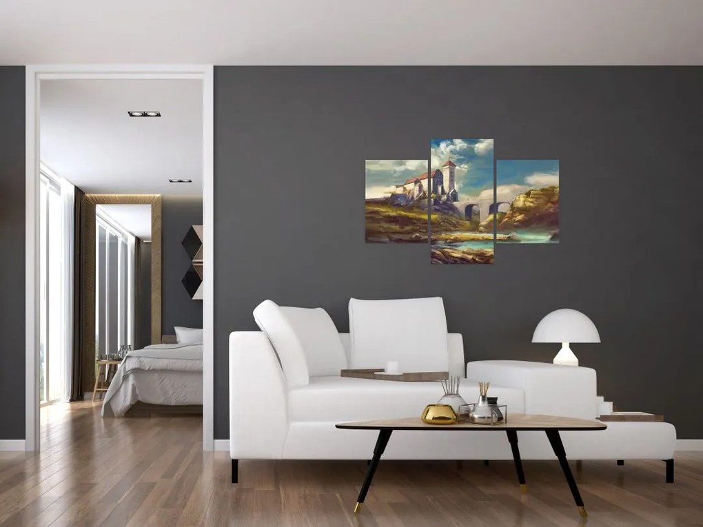 Tablou - Castelul medieval (90x60 cm)