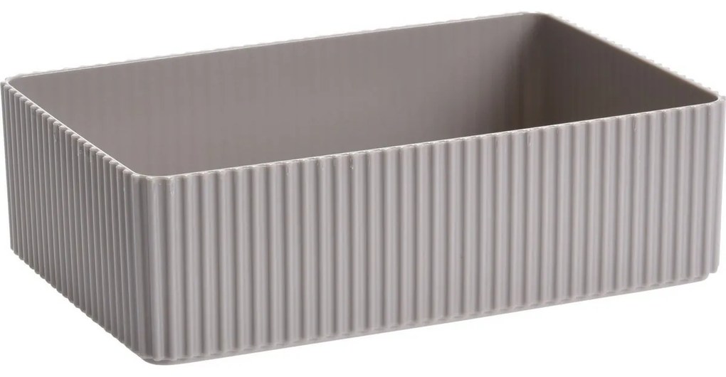 Organizator cosmetice Stripe maro, 21 x 6 x 14 cm