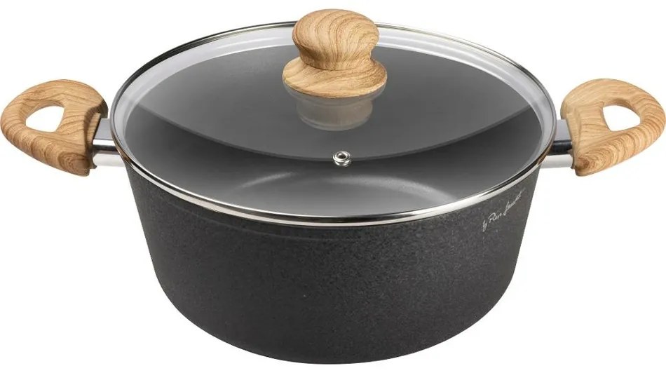 Lamart LT1247 cratiță cu capac Natur, diametru 24cm, 24 cm