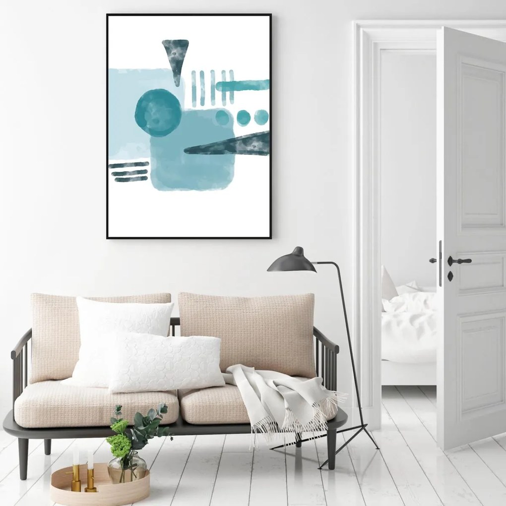 Poster - Abstracție pictată (A4)