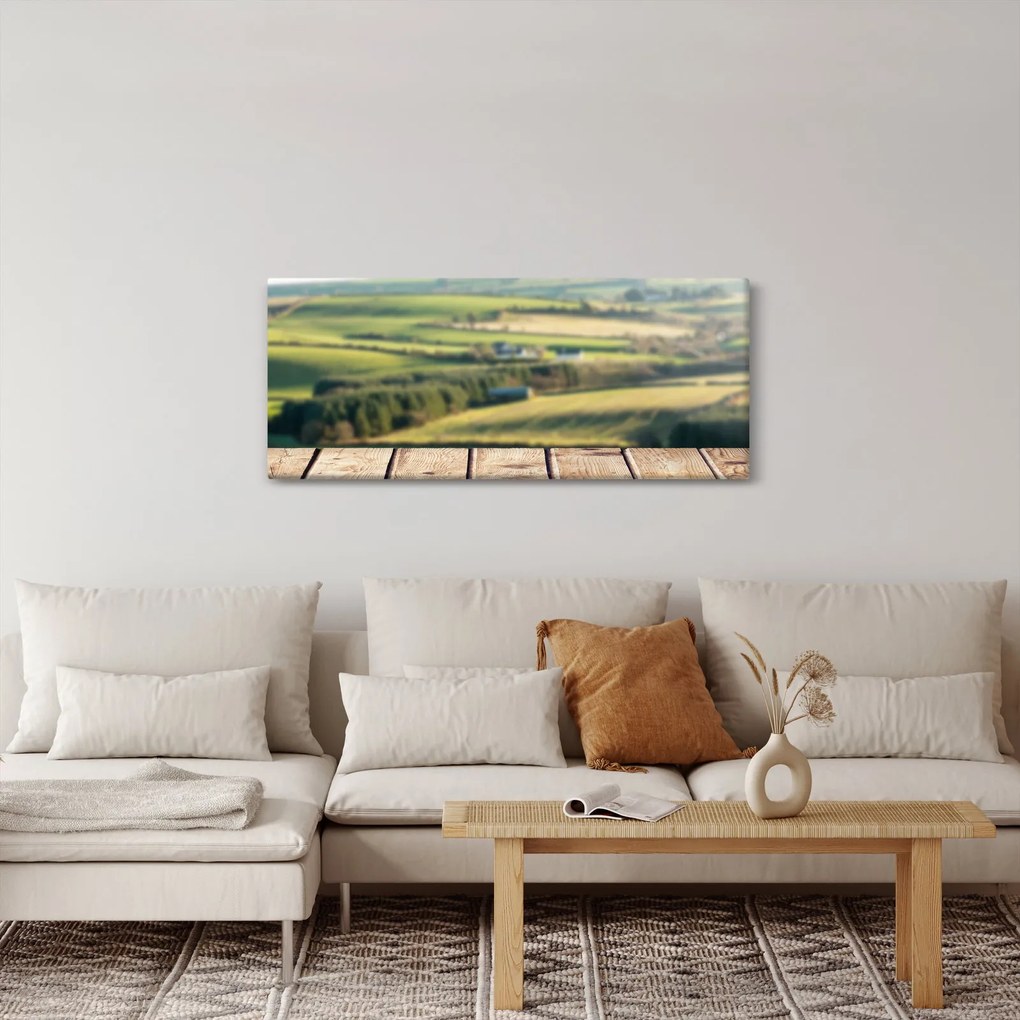 Tablou - Priveliște peisaj (120x50 cm)