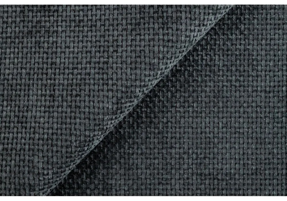 Canapea gri închis cu tapițerie din chenille 140 cm Freya – Ropez